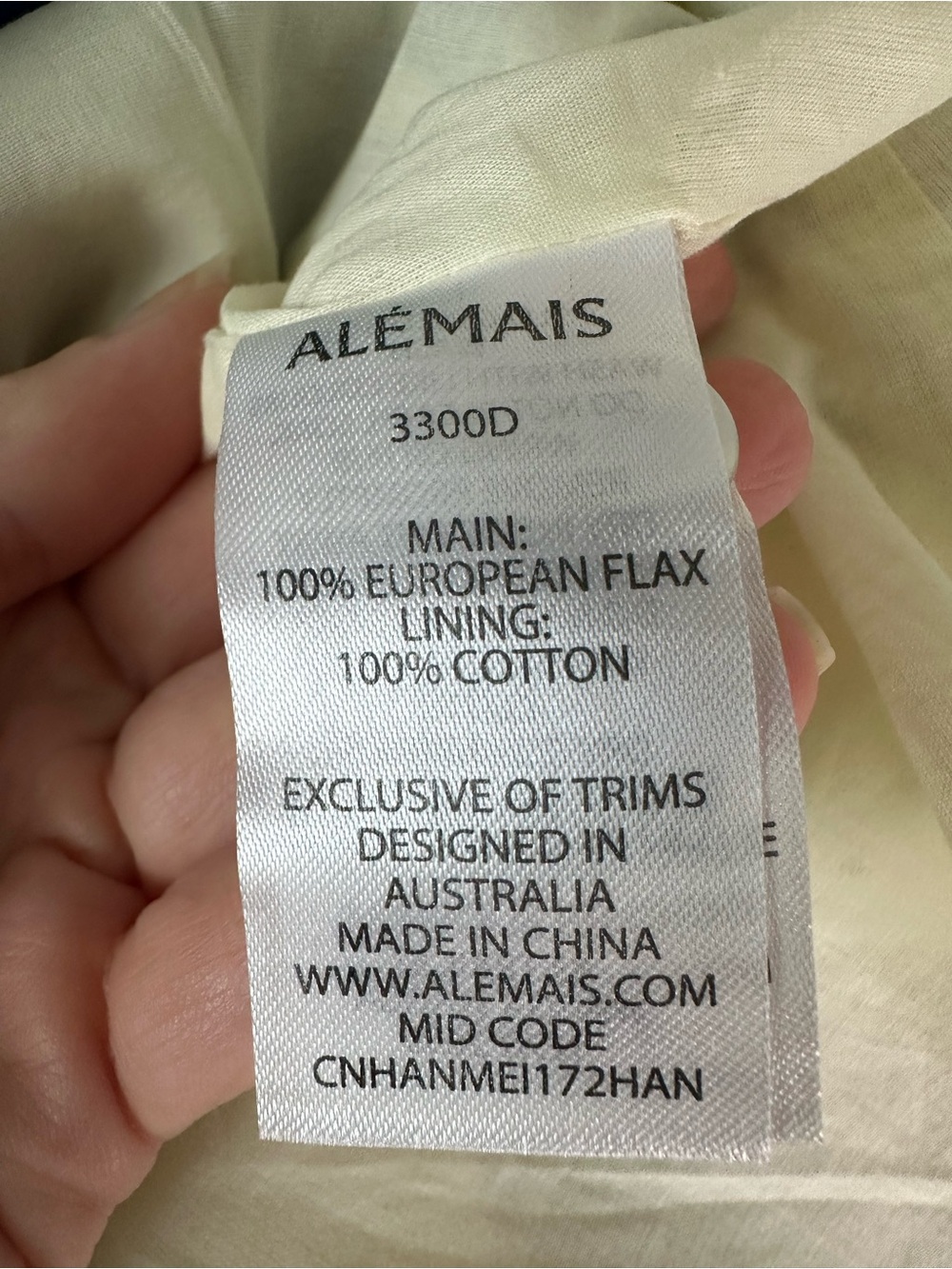 Alemais Players Club Linen Mini Dress SZ US 2 - Picture 6 of 9